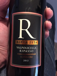 Alpha zeta 'R' Valpolicella Ripasso Superiore Valpolicella Ripasso 2017